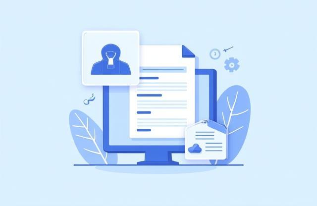 Symbolische Darstellung einer Informationsquelle oder eines offiziellen Dokuments