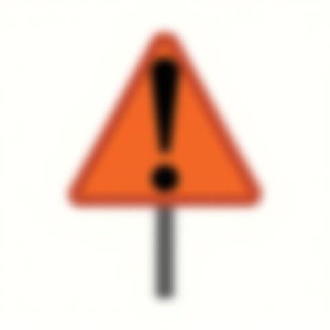 Symbolisches Warnzeichen